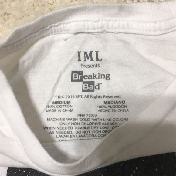 Men's IML Breaking Bad Shirt Size Medium - Picture 3 of 4